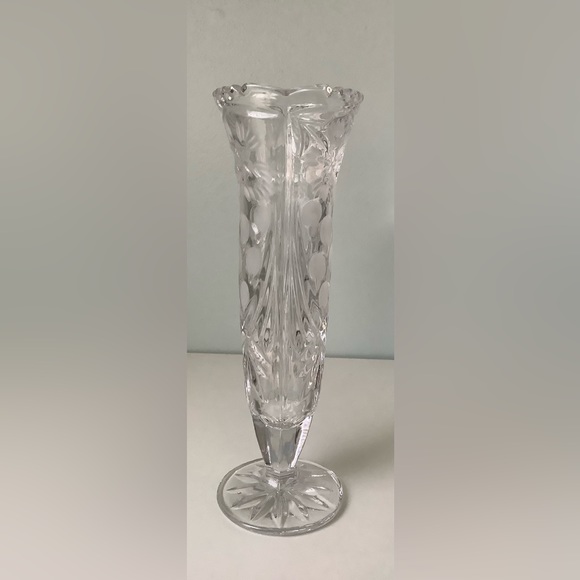 New Vintage Anna Hutte Bleikristall pedestal bud vase - Picture 4 of 6